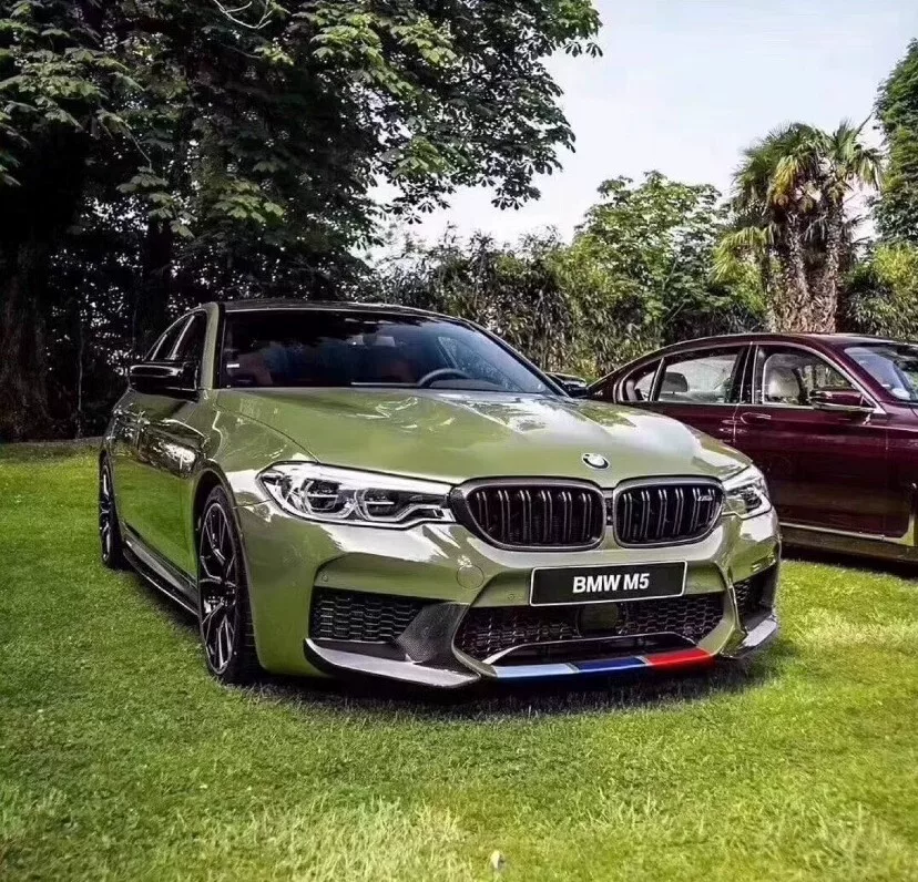 BMW G30 G38 M5 Carbon Fiber Front Lip 18-20 BMW 5 Series G30 G38 Body Kit Real Carbon Fiber Bumper Lips for F90 M5