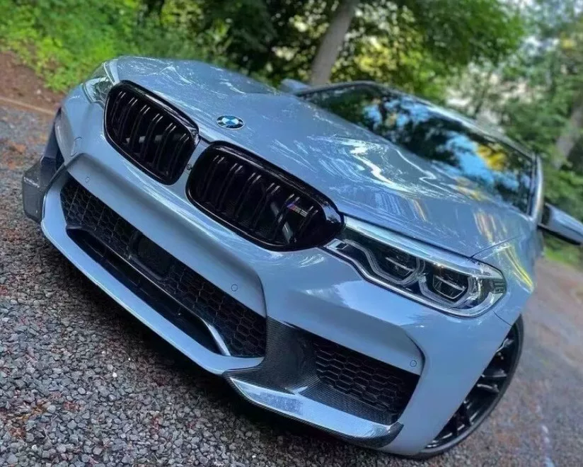BMW G30 G38 M5 Carbon Fiber Front Lip 18-20 BMW 5 Series G30 G38 Body Kit Real Carbon Fiber Bumper Lips for F90 M5