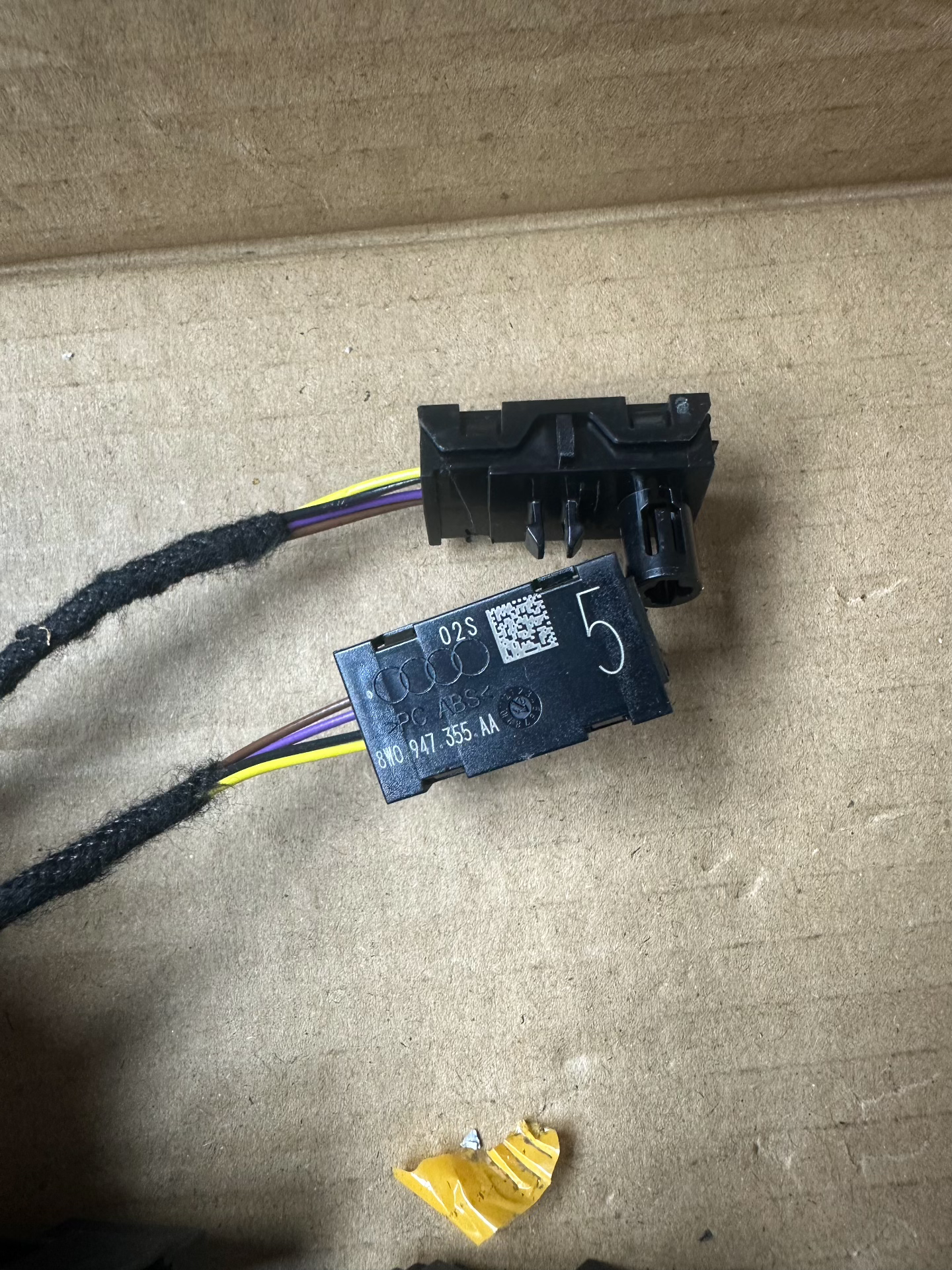 Audi A4L ambient lighting original factory trim with original factory light heads—high-quality interior upgrade accessory.