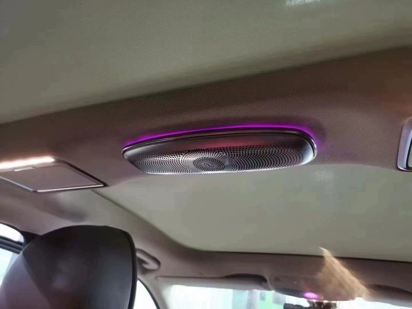 Tampa de teto iluminada para Mercedes-Benz S-Class; Conjunto de luzes ambiente para sistema de som Berlin Sound da Mercedes-Benz C/E/GLC/GLE/GLS