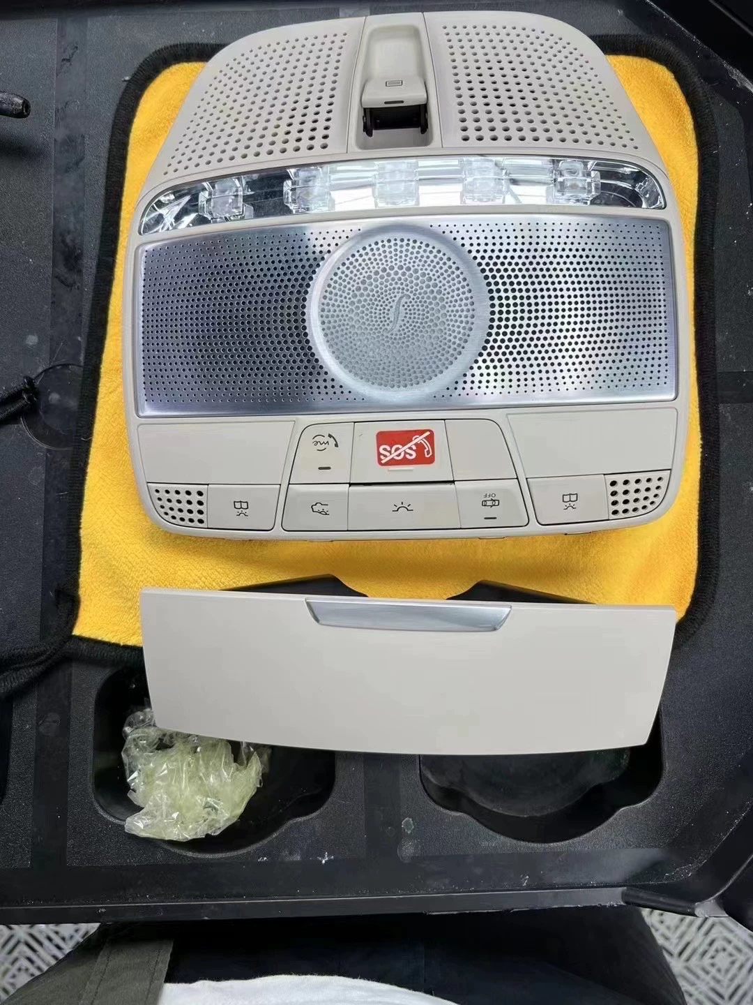 Tampa de teto iluminada para Mercedes-Benz S-Class; Conjunto de luzes ambiente para sistema de som Berlin Sound da Mercedes-Benz C/E/GLC/GLE/GLS