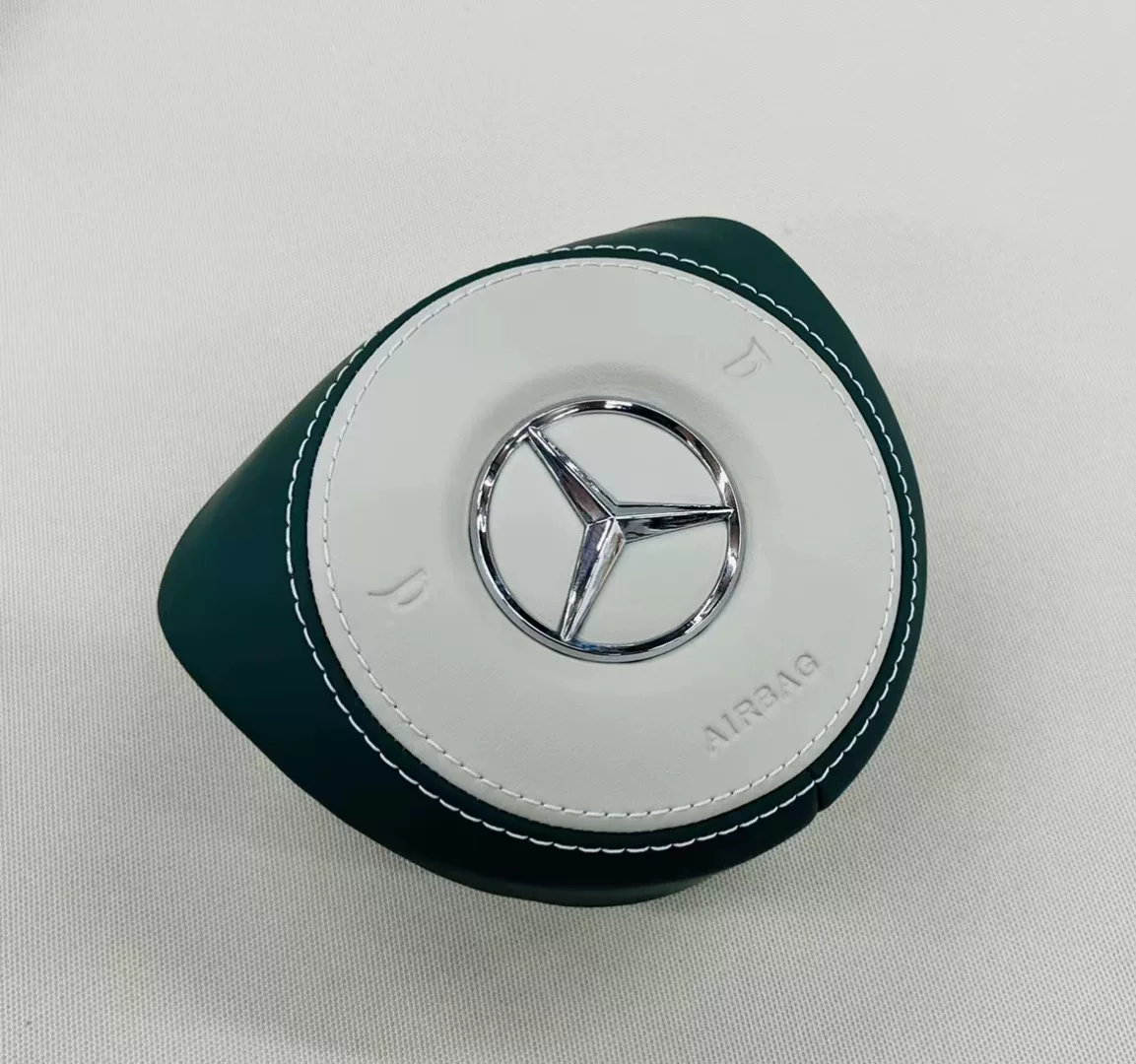 Capa personalizada para buzina do volante da Mercedes-Benz, versão atualizada em