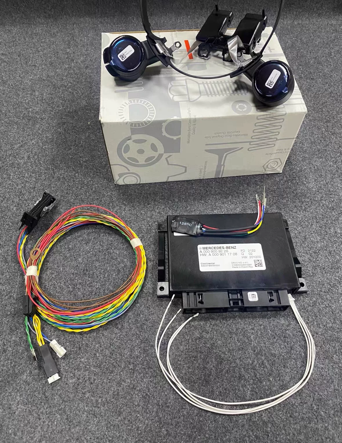 Mercedes-Benz second-generation OLED knob + DRVU module + decoder Compatible with the new Mercedes-Benz Dragonfly steering wheel Upgrades the smart in-car interaction experienc