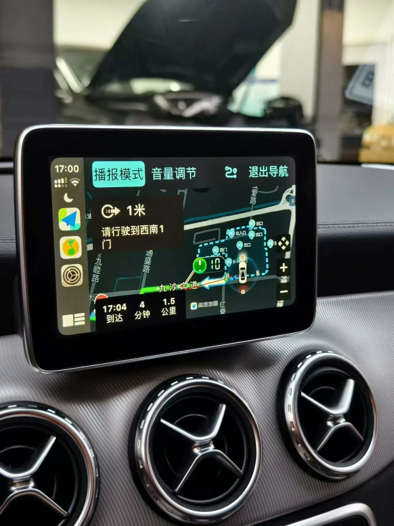 Módulo CarPlay Linux OEM da Mercedes-Benz para C200L, GLC, GLA, GLK300, E260, Classe B (Atualização de Tela de Fábrica)
