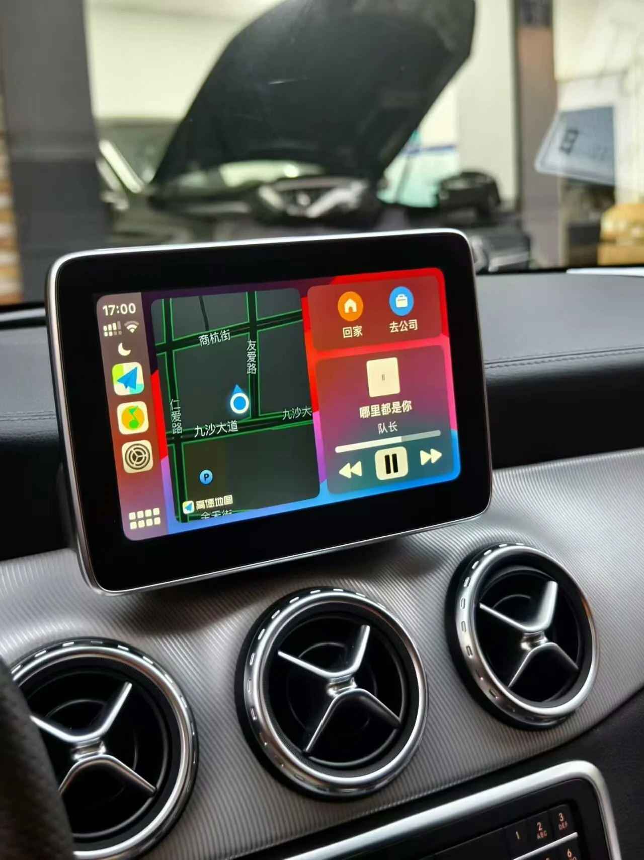 Módulo CarPlay Linux OEM da Mercedes-Benz para C200L, GLC, GLA, GLK300, E260, Classe B (Atualização de Tela de Fábrica)
