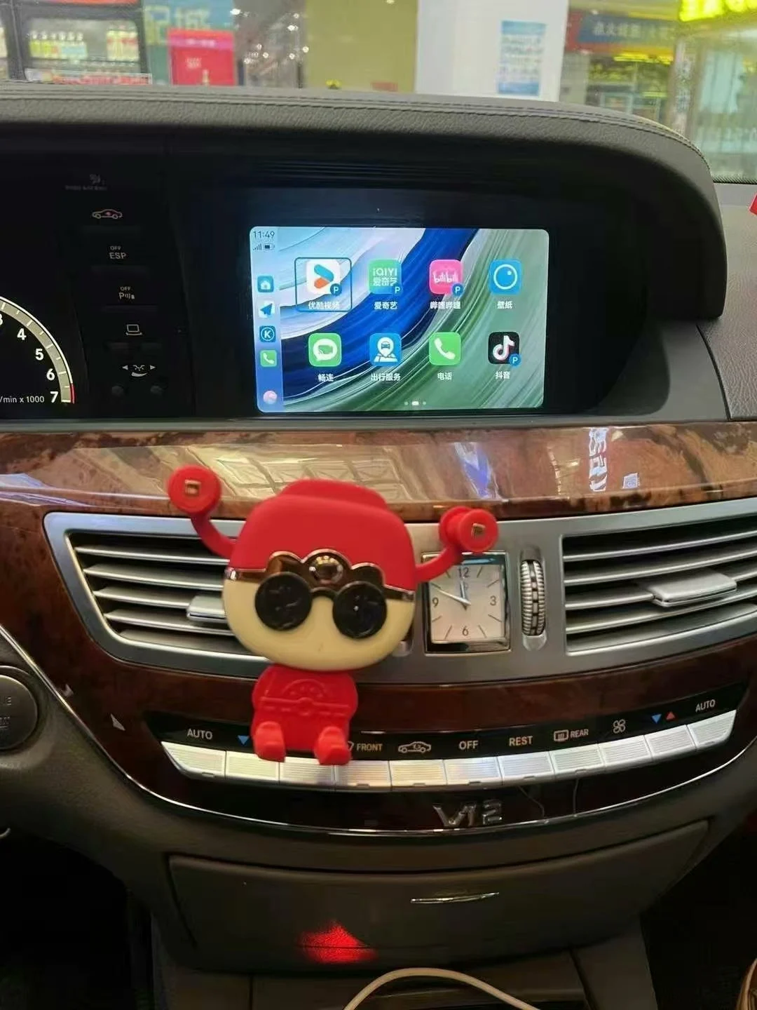 Módulo CarPlay Linux OEM da Mercedes-Benz para C200L, GLC, GLA, GLK300, E260, Classe B (Atualização de Tela de Fábrica)