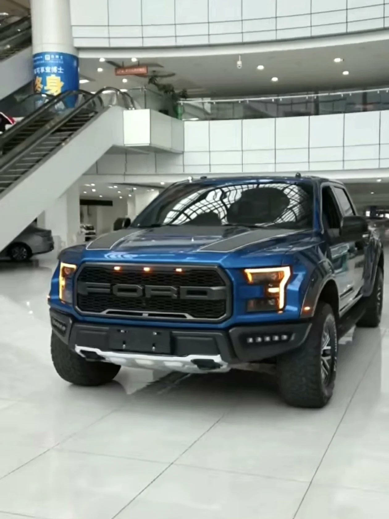 Par de conjuntos de faróis de LED para Ford F-150 Raptor 2015–2022