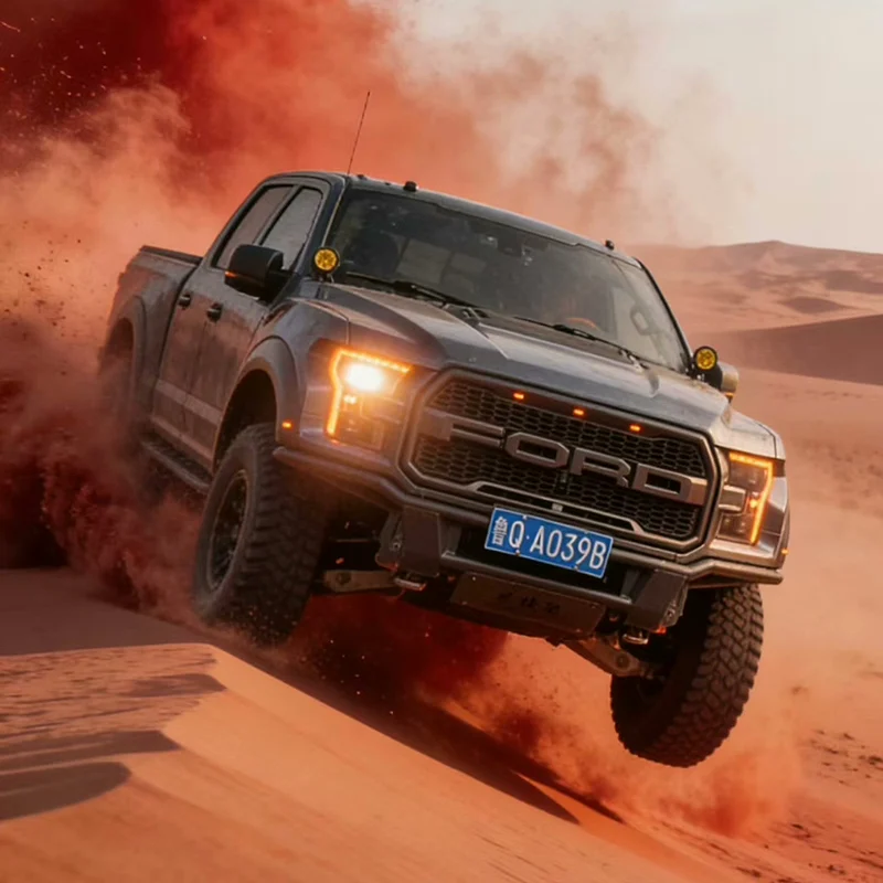 Par de conjuntos de faróis de LED para Ford F-150 Raptor 2015–2022