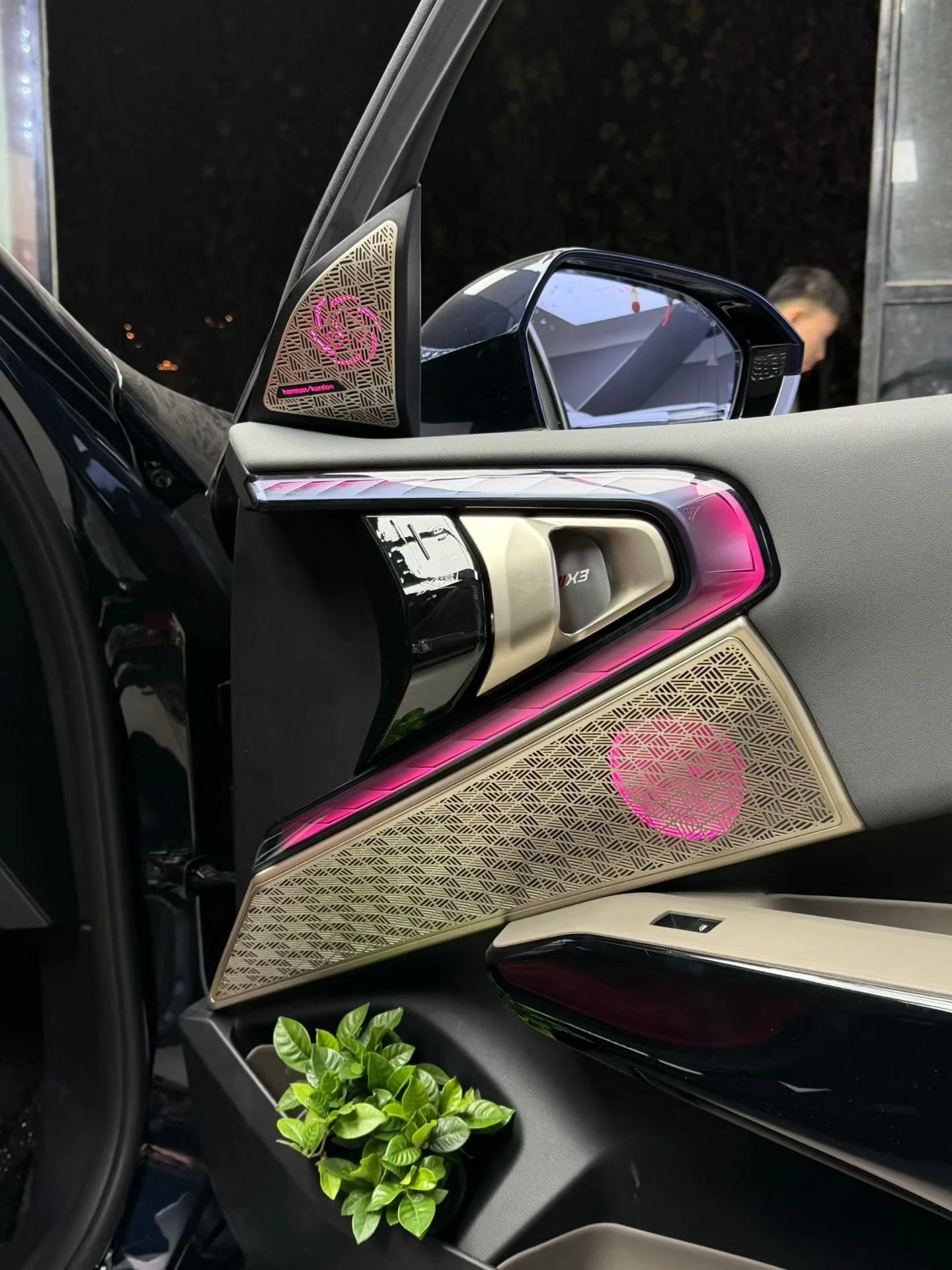 Grelhas de Alto-Falantes Iluminadas para BMW X3 G45 G48