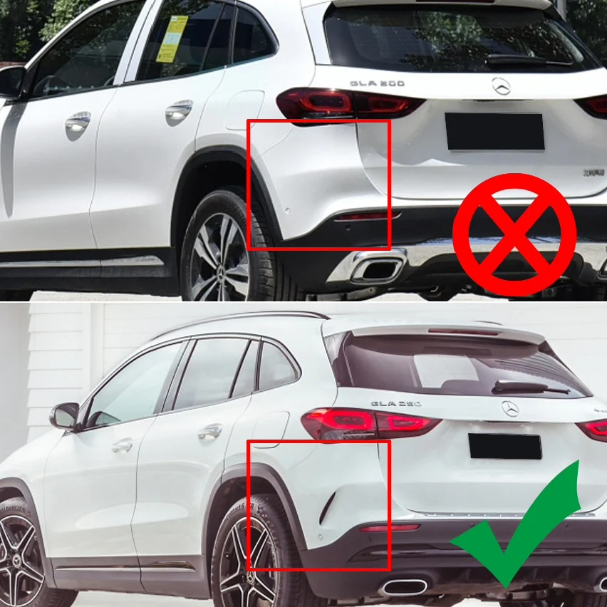 Mercedes-Benz GLA H247 (2020+) Rear Spoiler Lip (Wind Blade) - OEM-Fit, No-Cut Installation