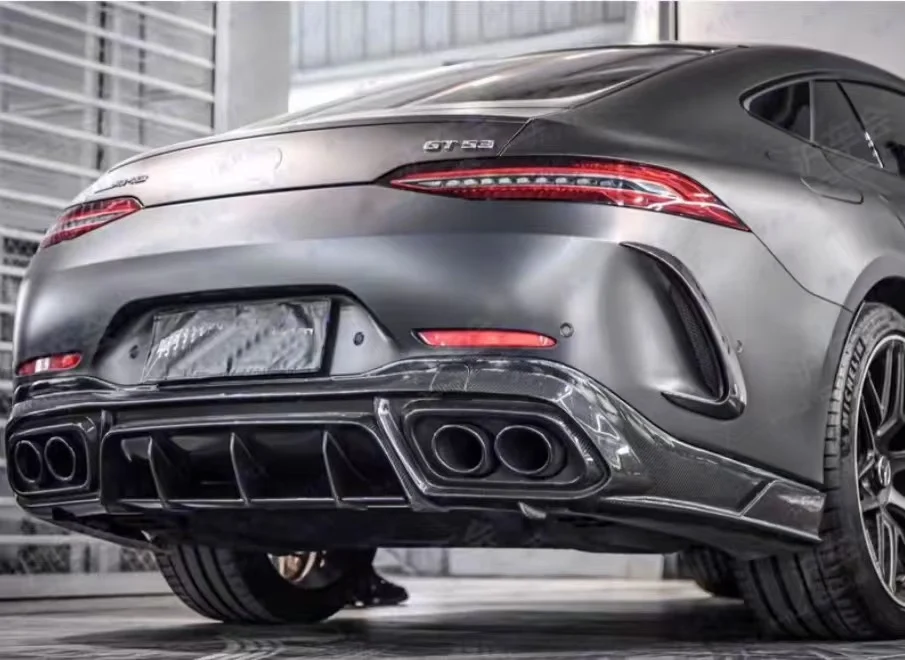Mercedes-AMG GT50/53/63 Carbon Fiber Rear Diffuser Lip (Dry Carbon, Vacuum Infused)