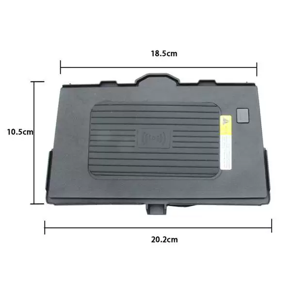 Base de carregamento sem fio para Lexus ES 2022-2023 15W Qi preta