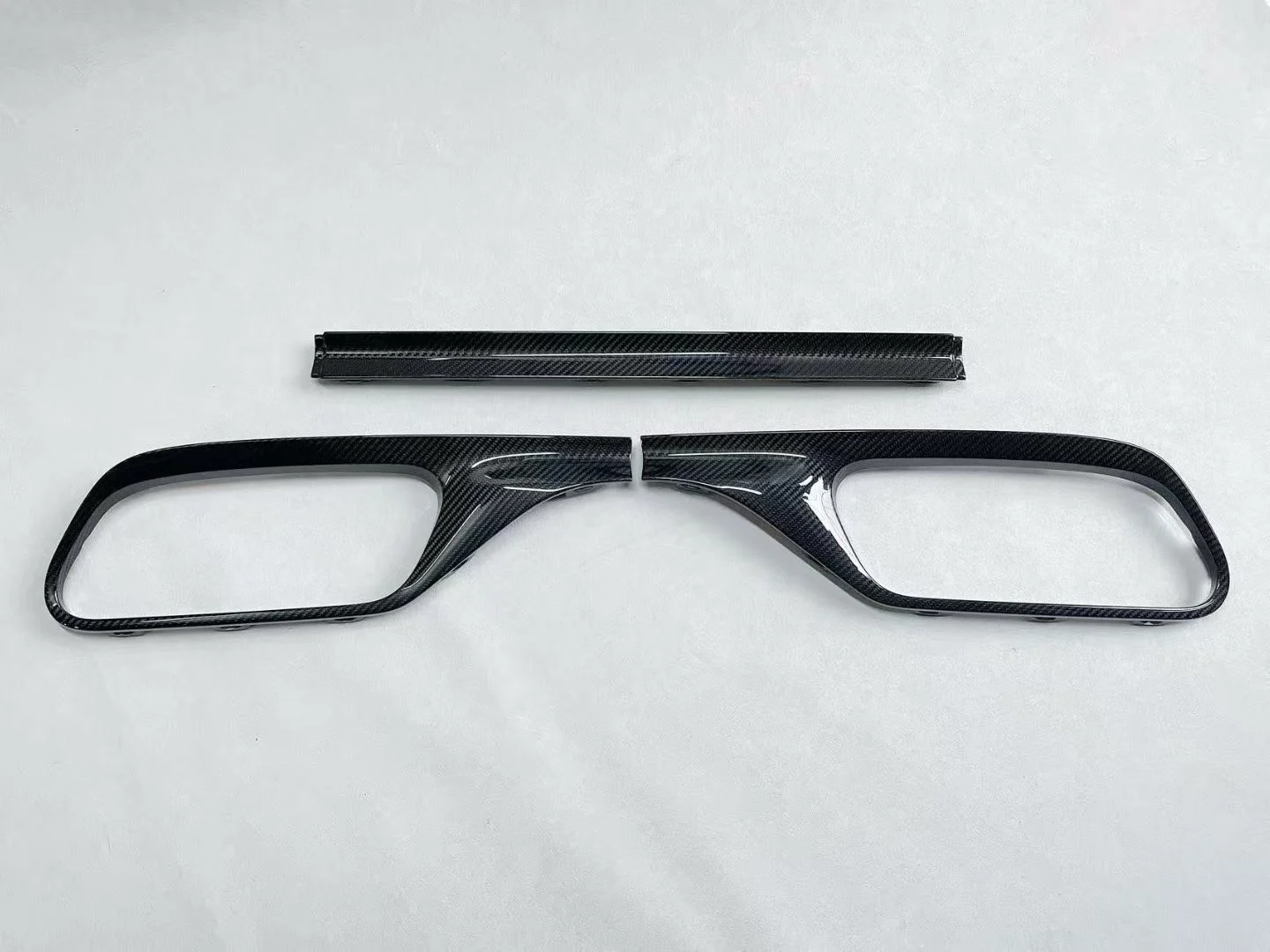 Labio difusor trasero de fibra de carbono auténtico para Mercedes-Benz CLE, compatible con CLE53