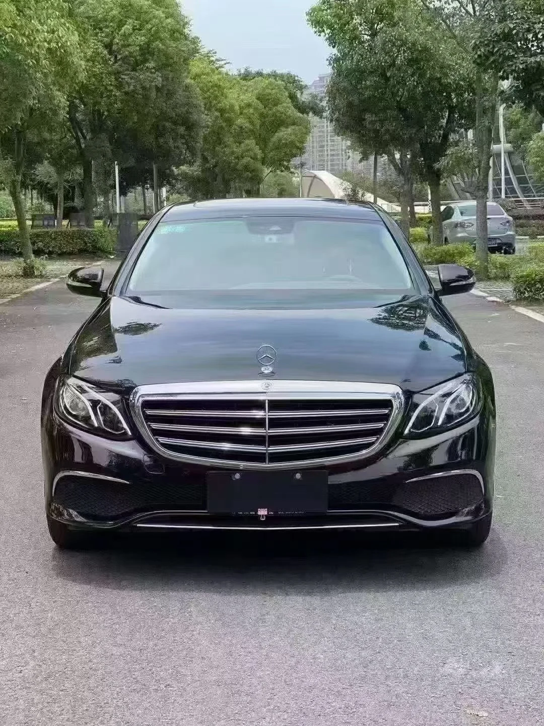 Mercedes-Benz E-Class W213 Front Fascia Conversion Kit – Badge-on-Grille to Star-on-Hood (2016–2020 AMG Line Models)