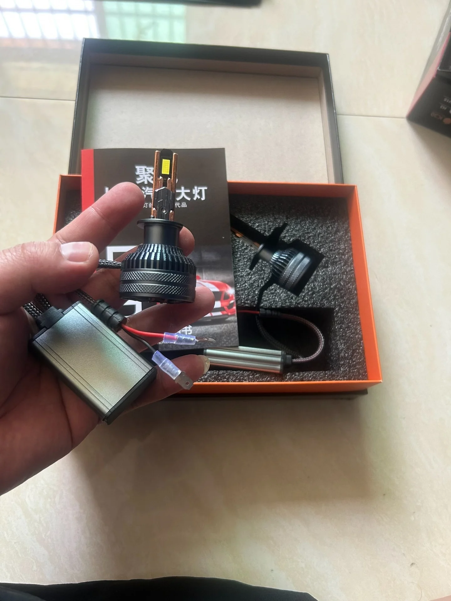 Ultra-Bright 200W LED Headlight Bulbs – Plug-and-Play Laser-Enhanced Replacement for Cars & Motorcycles