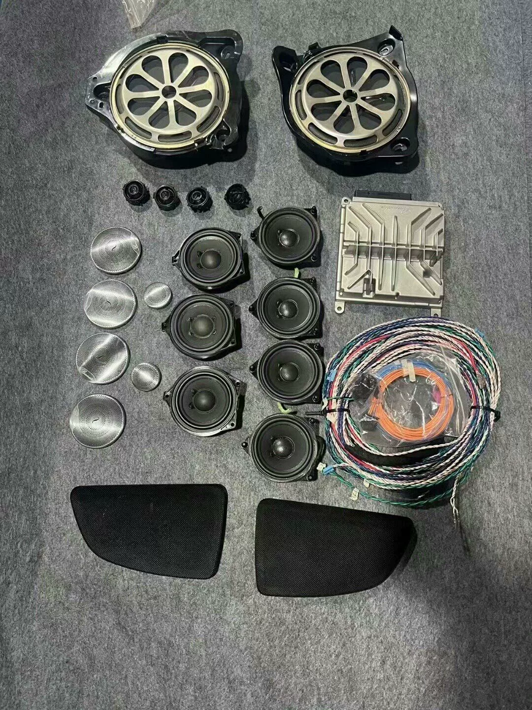 Genuine Mercedes-Benz Burmester Premium Sound System Kit (Salvage Unit) – Full Speaker Set with Amplifier for C-Class, E-Class & GLC