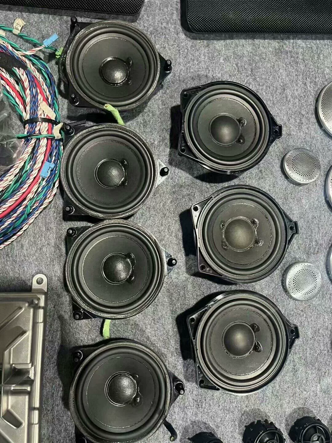 Genuine Mercedes-Benz Burmester Premium Sound System Kit (Salvage Unit) – Full Speaker Set with Amplifier for C-Class, E-Class & GLC