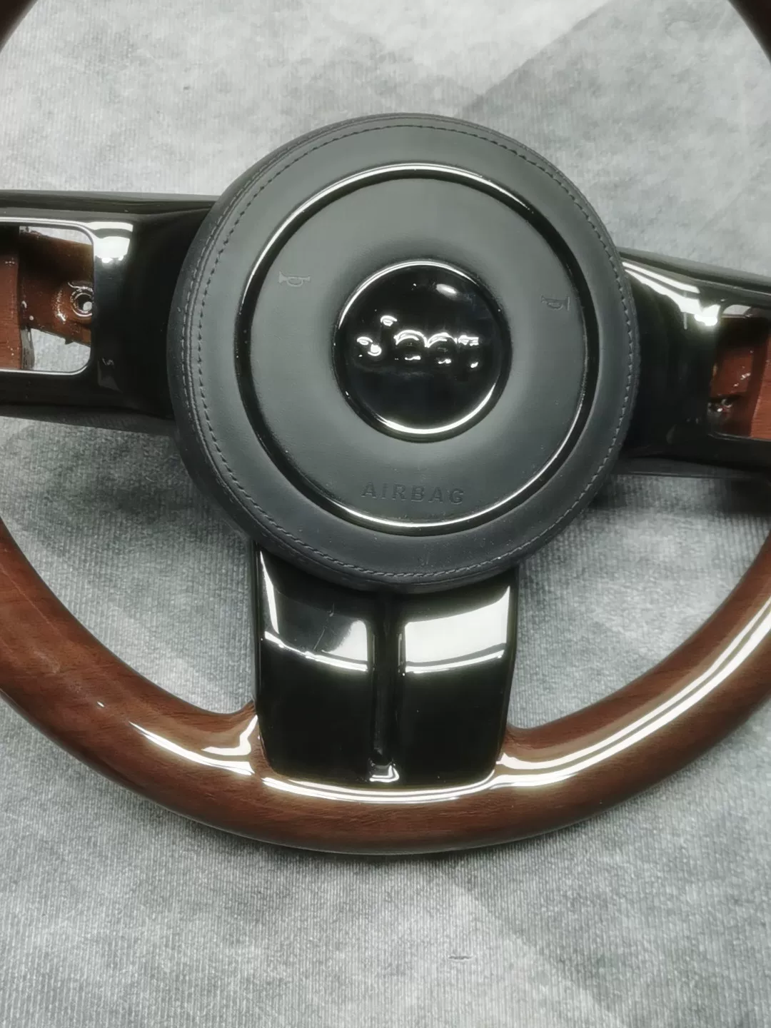 Kit de actualización de volante de madera de nogal personalizado para vehículos Jeep