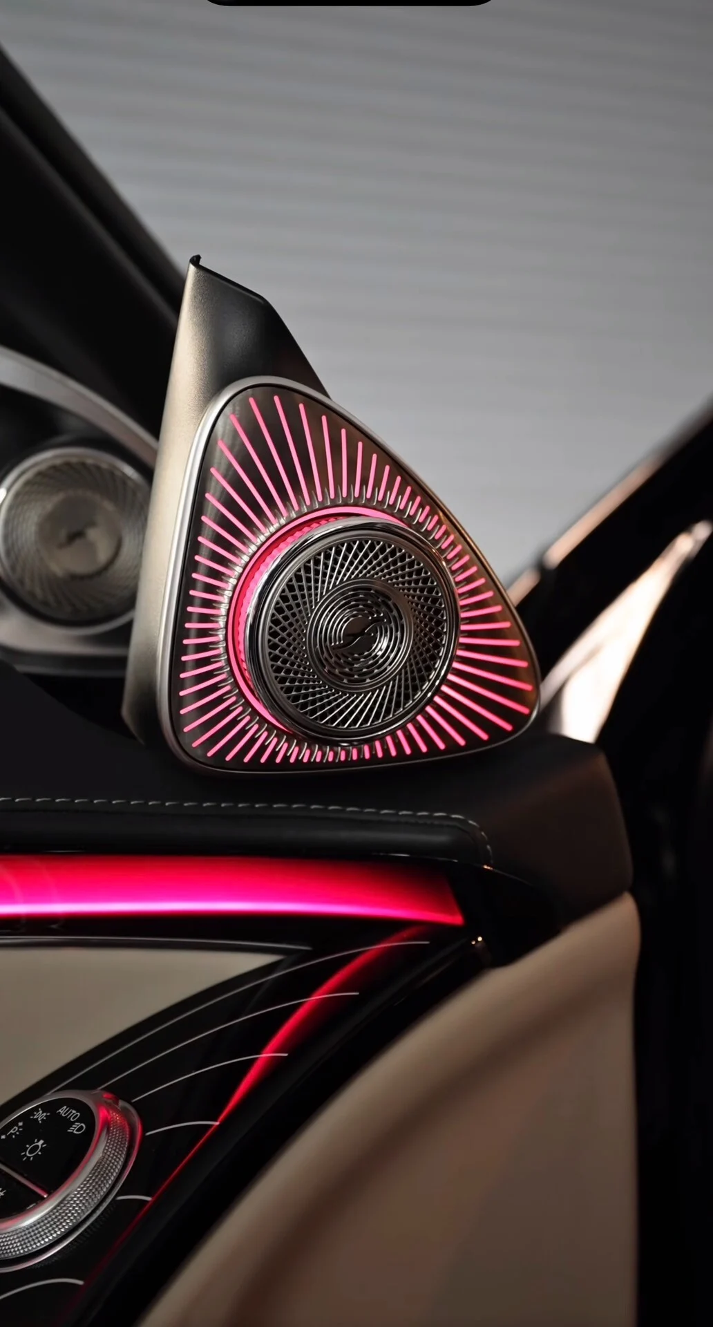 Tweeter giratorio Burmester original para Mercedes-Benz Clase S W223