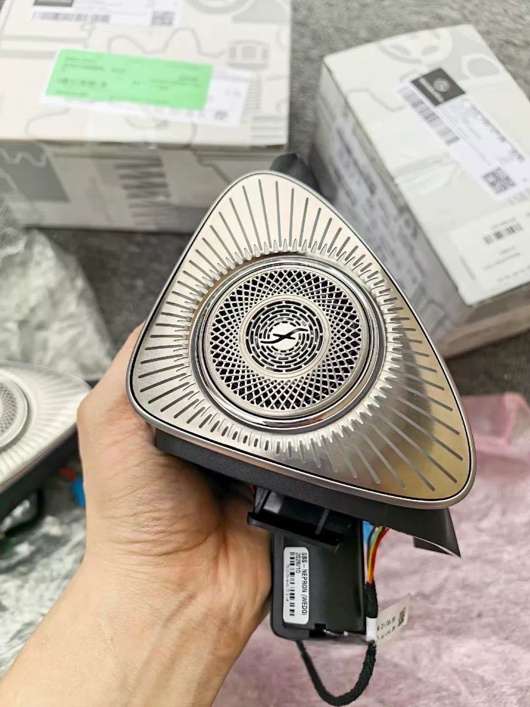 Tweeter giratorio Burmester original para Mercedes-Benz Clase S W223