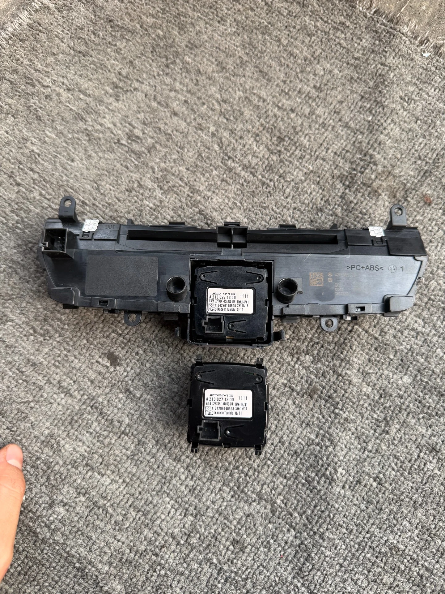 Kit de relógio analógico genuíno da Mercedes-Benz para as classes C (W205), E (W213) e GLC (W253) – atualização do relógio de painel no estilo de fábrica