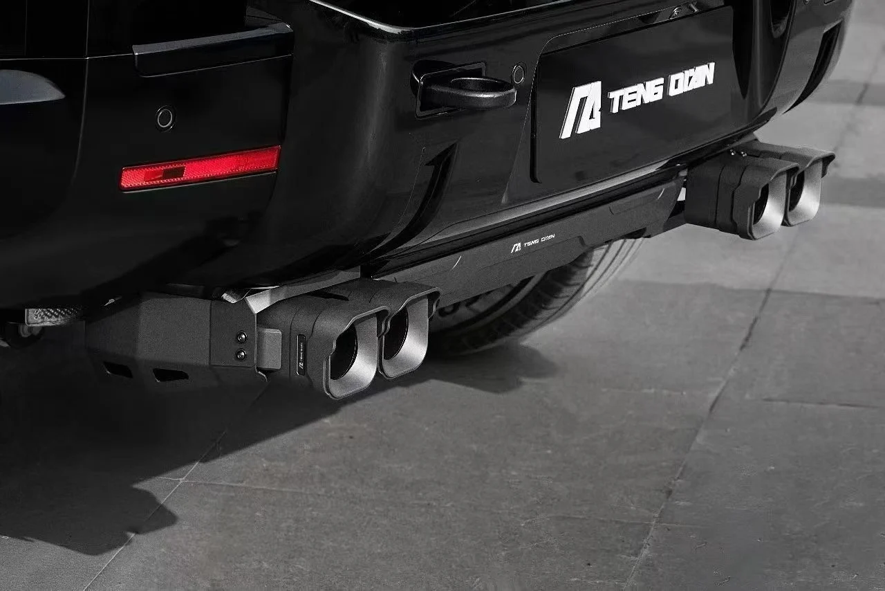 ZBLD Quad-Tip Exhaust Tip Kit for Land Rover Defender 90 / 110 / 130 (Excludes 5.0L Supercharged)