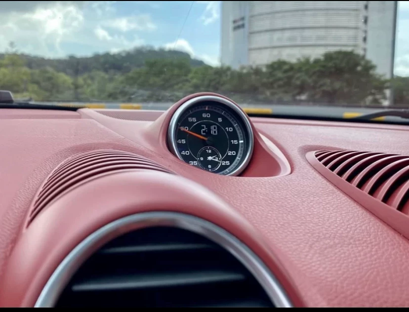 Porsche Boxster 718 Stopwatch Compass Instrument Clock (Interior Modification Accessories)