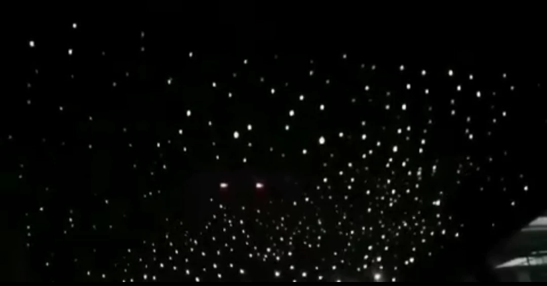 Car Starry Sky Roof Light with Meteor Effect – RGB+White LED, Sound-Activated, App & Remote Controlled