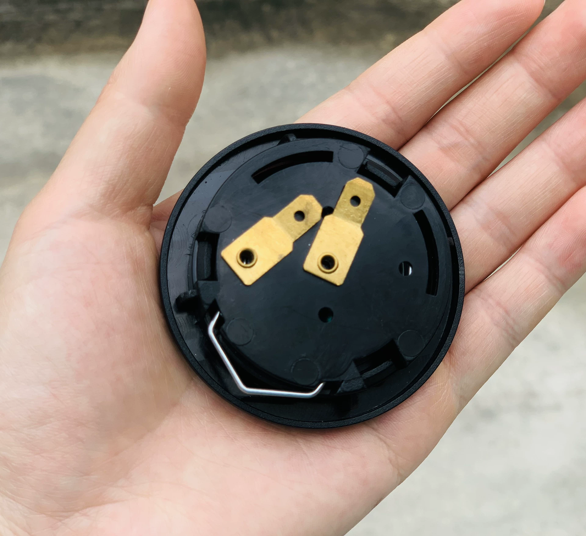 Brand New MOMO Porsche-Style Horn Button Cap for Aftermarket Steering Wheels