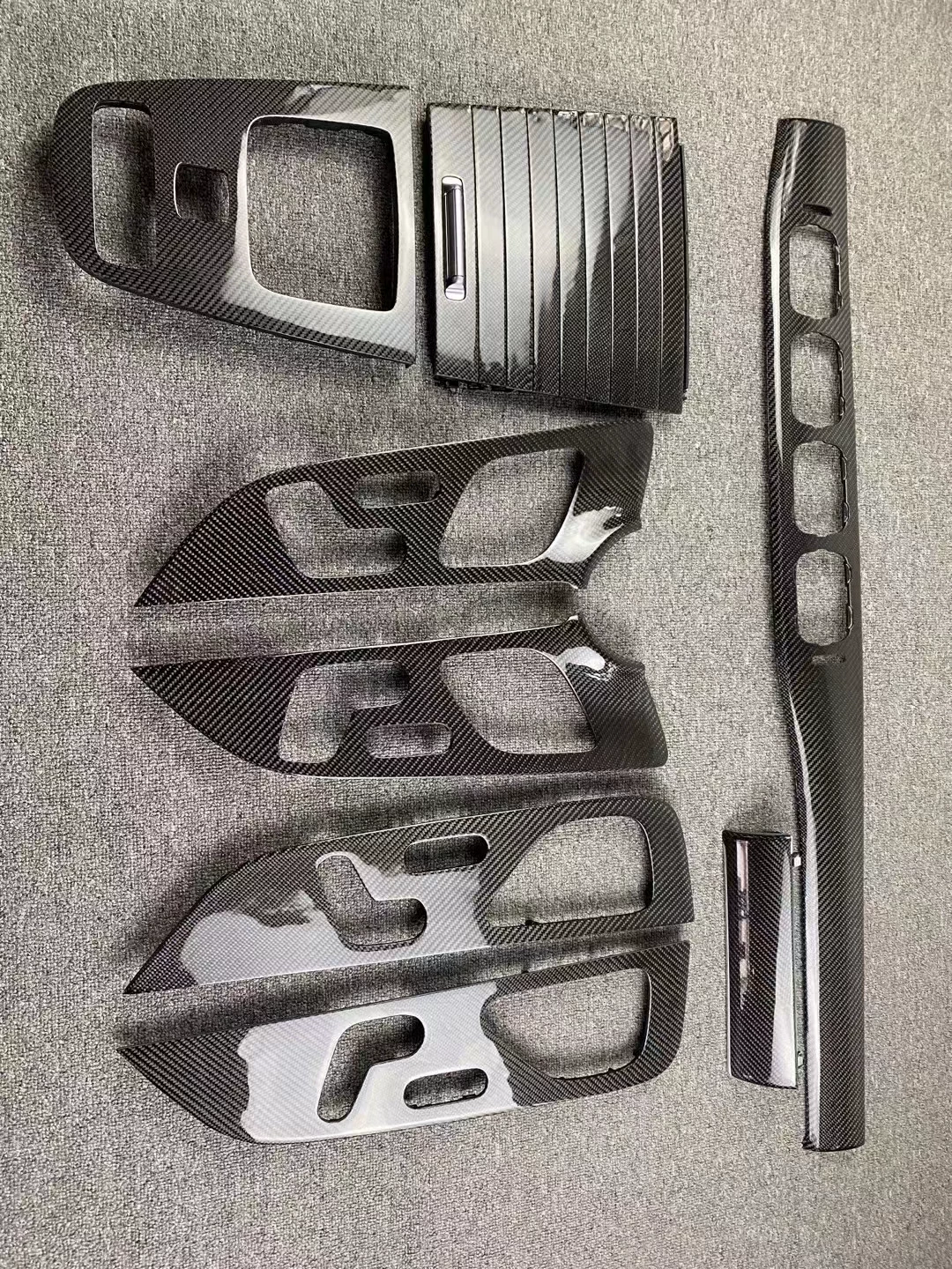 Carbon Fiber Interior Trim Kits for Mercedes-Benz, BMW, Audi, Tesla, Land Rover