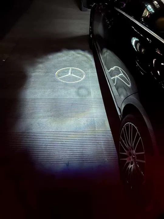 Mercedes-Benz C-Class W206 OEM Mirror Projector Logo Ground Lights (Night Edition Compatible)