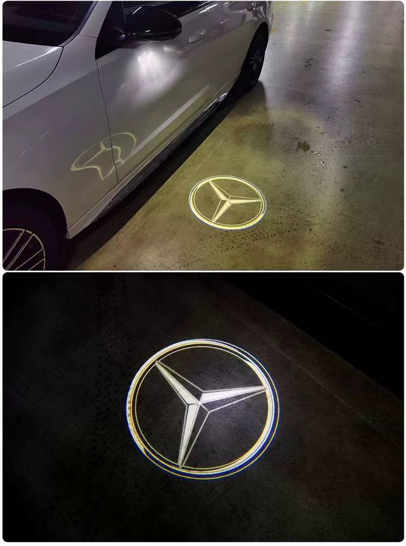 Mercedes-Benz C-Class W206 OEM Mirror Projector Logo Ground Lights (Night Edition Compatible)