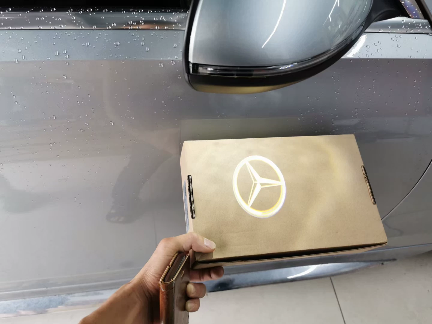 Mercedes-Benz C-Class W206 OEM Mirror Projector Logo Ground Lights (Night Edition Compatible)