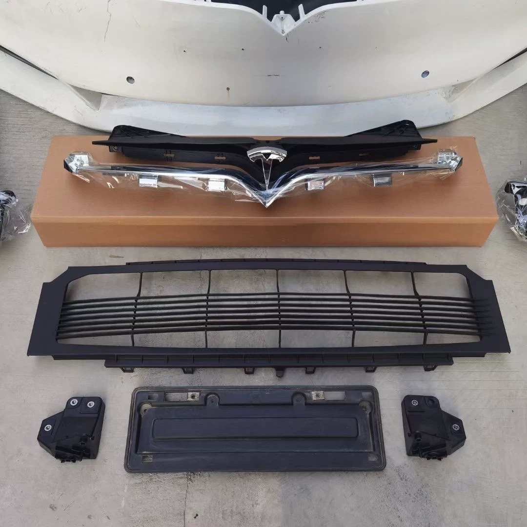 Kit de reestilização para Tesla Model S (2012–2016) – Conversão da parte dianteira no estilo OEM (grade, para-choque, capô e faróis)