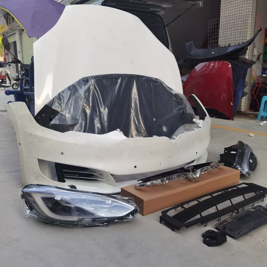 Kit de reestilização para Tesla Model S (2012–2016) – Conversão da parte dianteira no estilo OEM (grade, para-choque, capô e faróis)