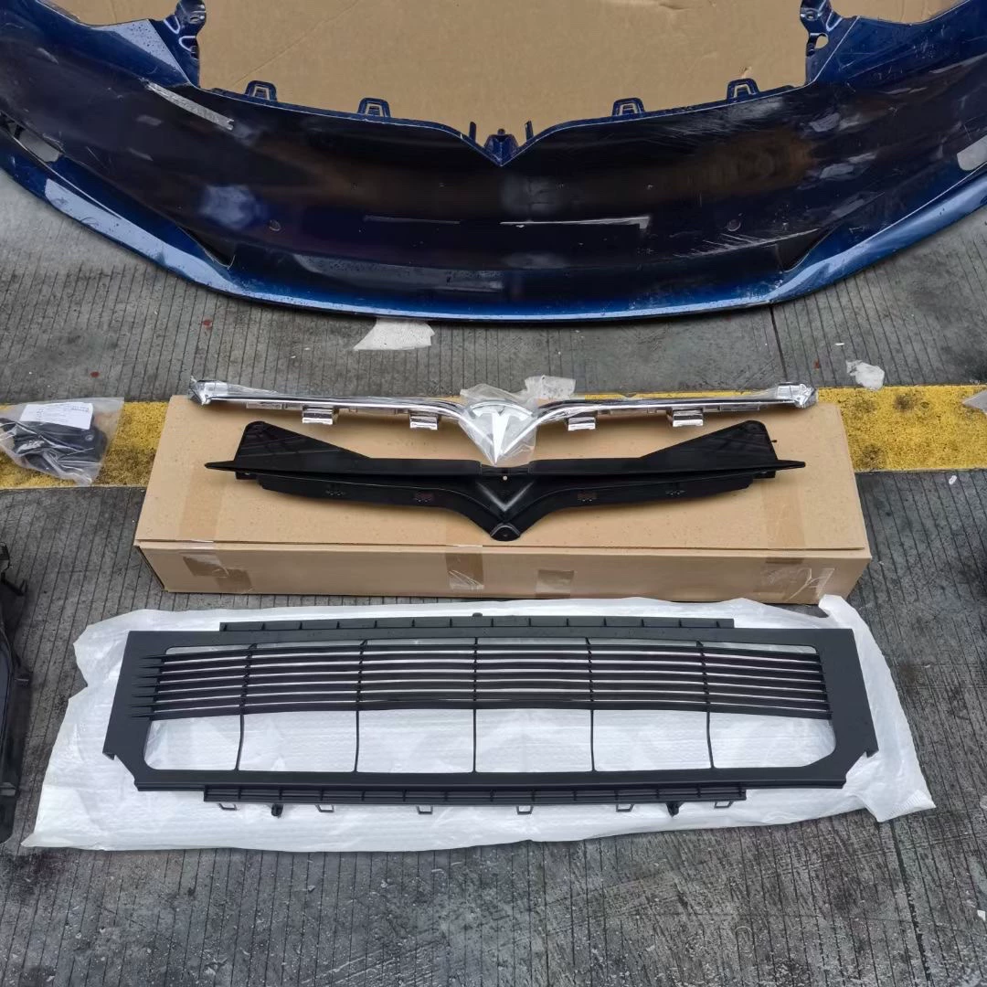Kit de reestilização para Tesla Model S (2012–2016) – Conversão da parte dianteira no estilo OEM (grade, para-choque, capô e faróis)