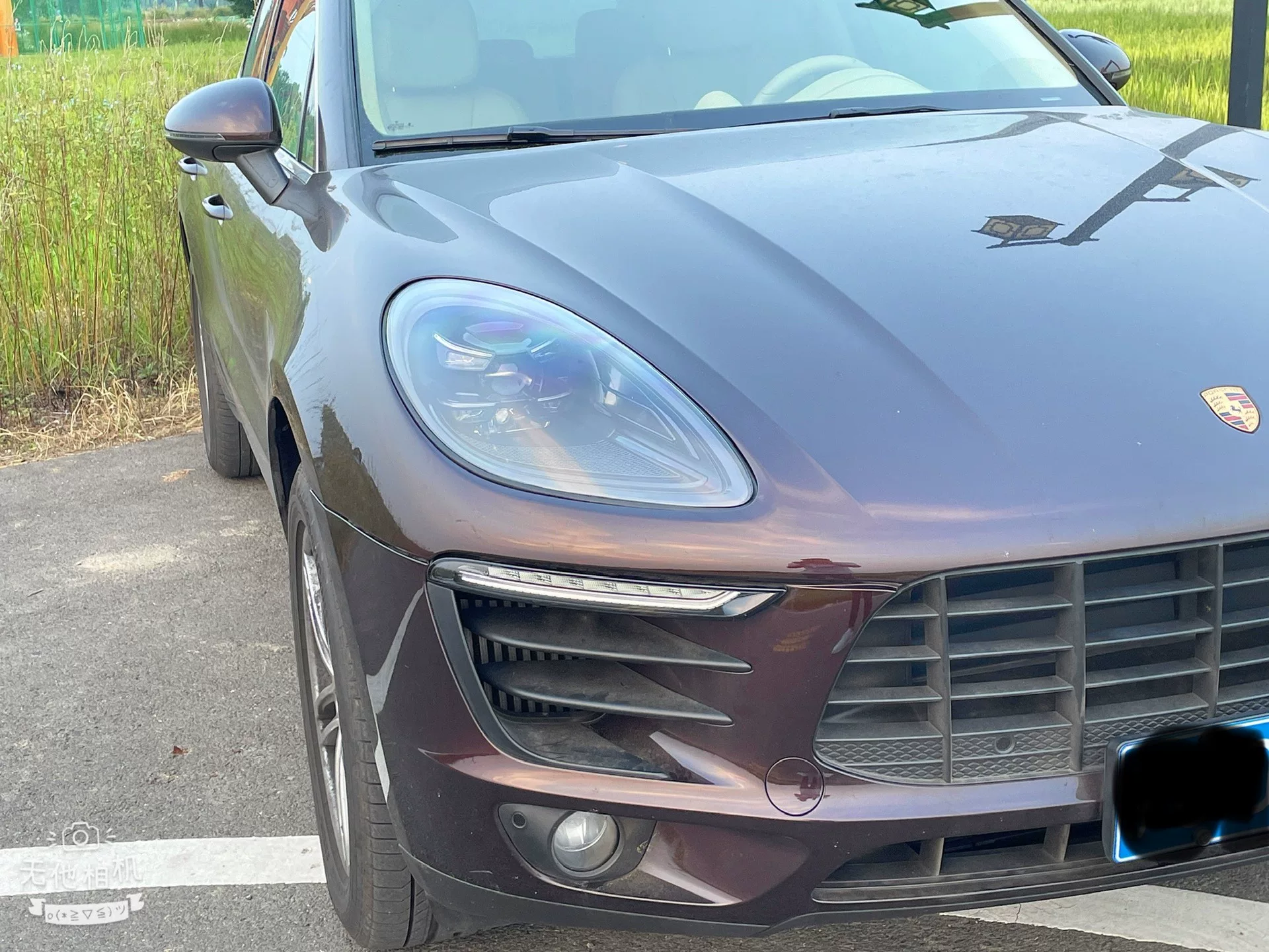 Kit de actualización para conjunto de faros delanteros LED con láser Matrix para Porsche Macan 2014–2017