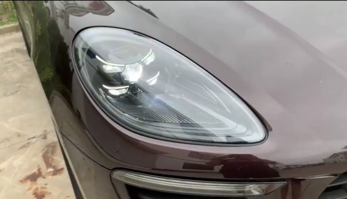 Kit de actualización para conjunto de faros delanteros LED con láser Matrix para Porsche Macan 2014–2017