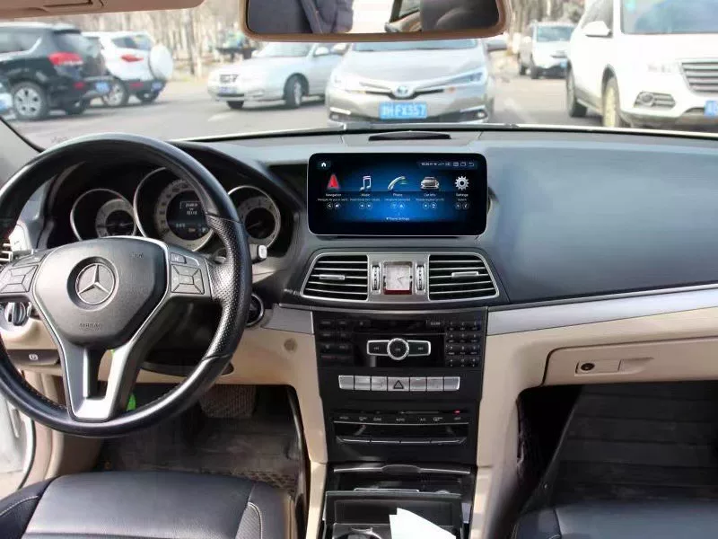 Upgraded Android 11 Infotainment System for Mercedes-Benz E-Class (W207/W212, 2009–2016) – 12.3" HD Touchscreen with Wireless CarPlay, 4G LTE, and Full Vehicle Integration
