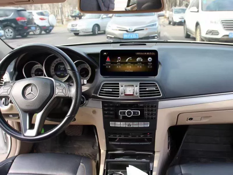 Upgraded Android 11 Infotainment System for Mercedes-Benz E-Class (W207/W212, 2009–2016) – 12.3" HD Touchscreen with Wireless CarPlay, 4G LTE, and Full Vehicle Integration