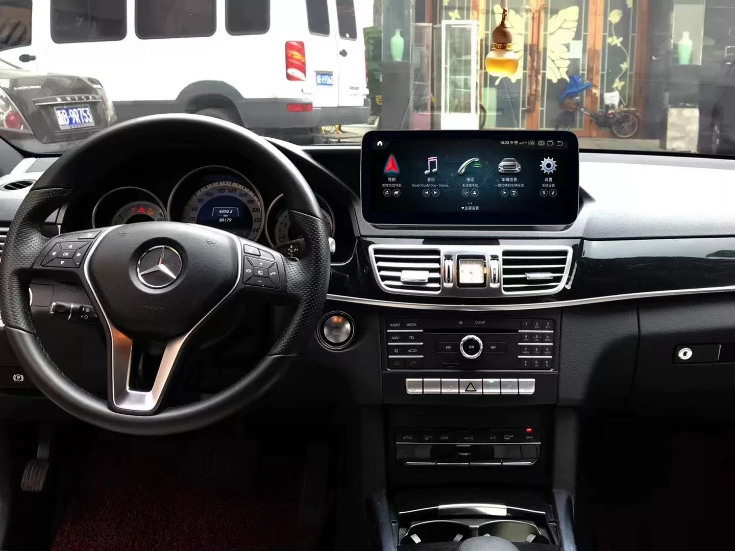 Upgraded Android 11 Infotainment System for Mercedes-Benz E-Class (W207/W212, 2009–2016) – 12.3" HD Touchscreen with Wireless CarPlay, 4G LTE, and Full Vehicle Integration