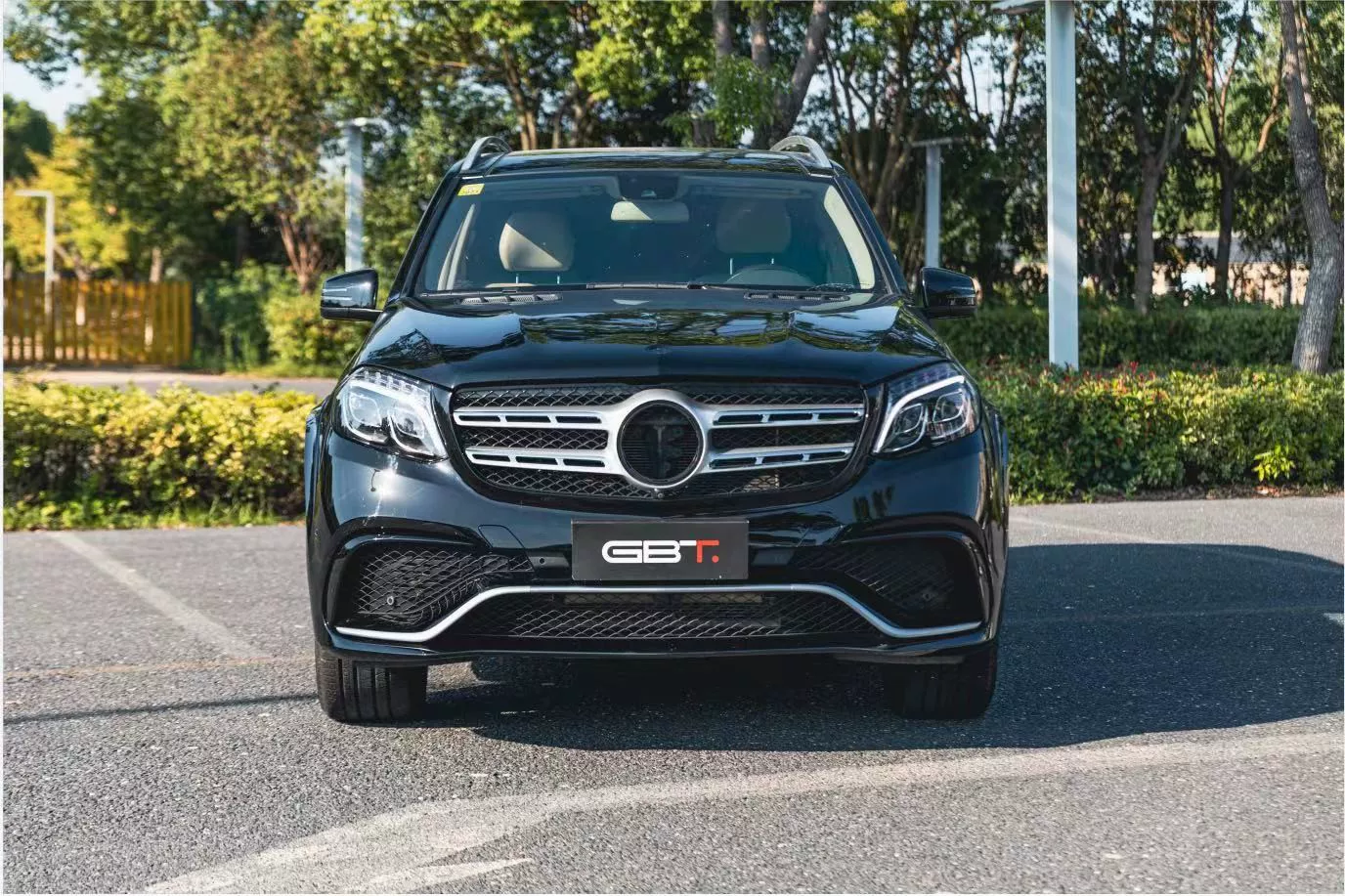 Mercedes-Benz GL (2013–2015) GLS Body Kit Conversion Package – OEM-Fit Front Bumper Lip, Side Skirts & Rear Diffuser