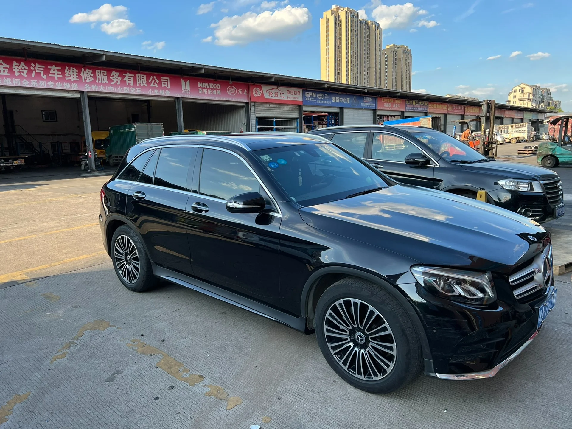 Saia lateral GLC 43/63 S para kit de carroceria AMG da Classe GLC da Mercedes-Benz