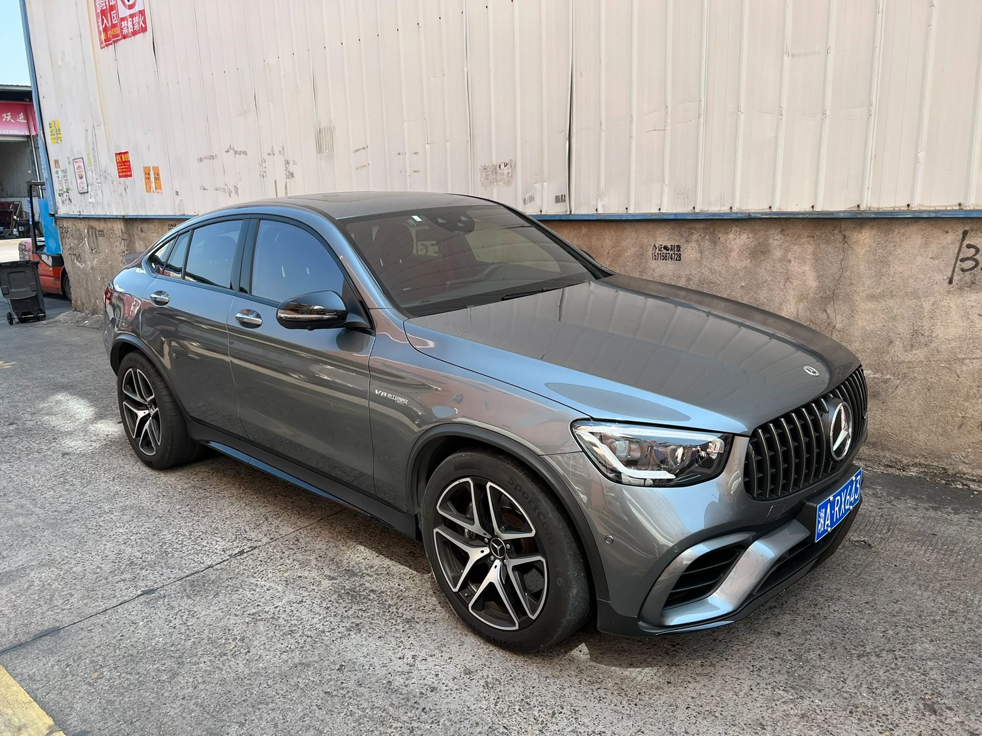 Saia lateral GLC 43/63 S para kit de carroceria AMG da Classe GLC da Mercedes-Benz