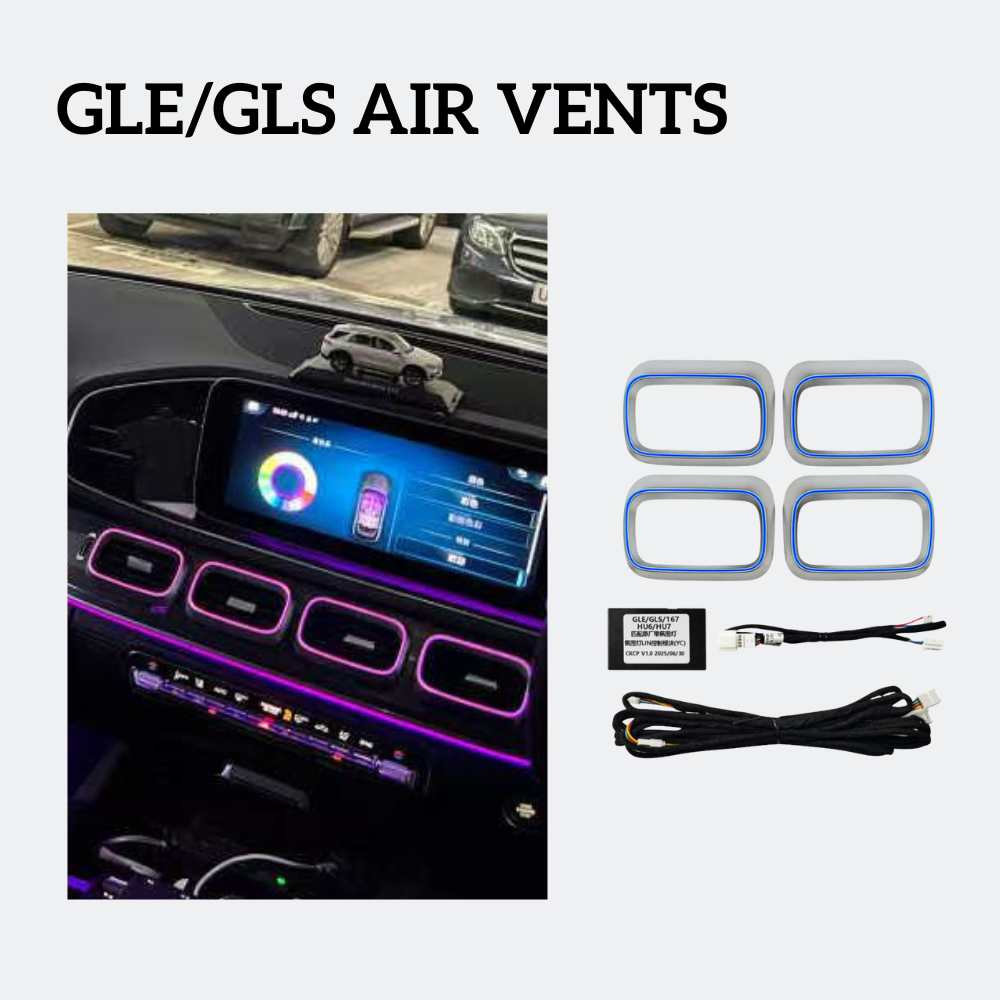 Mercedes-Benz GLE (W167) / GLS Ambient Light Vent Rings