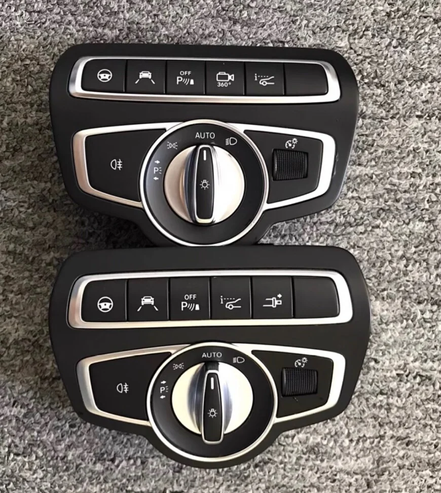 Conjunto de interruptores multifuncionais para Mercedes-Benz Classe C/GLC/V, P20 23P