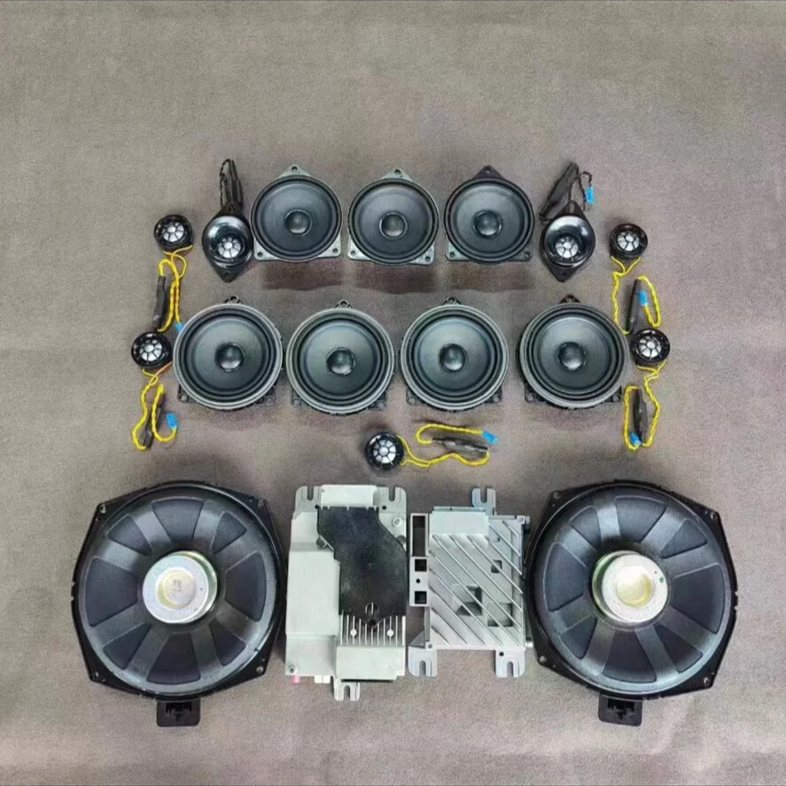 Sistema de Áudio Premium BMW Harman Kardon – Kit Completo de Alto-Falantes OEM com Amplificador e Subwoofer