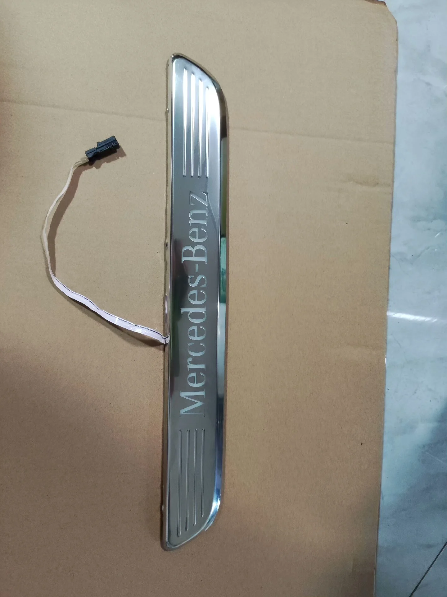 Mercedes-Benz C-Class W205 OEM Illuminated Door Sill Protectors