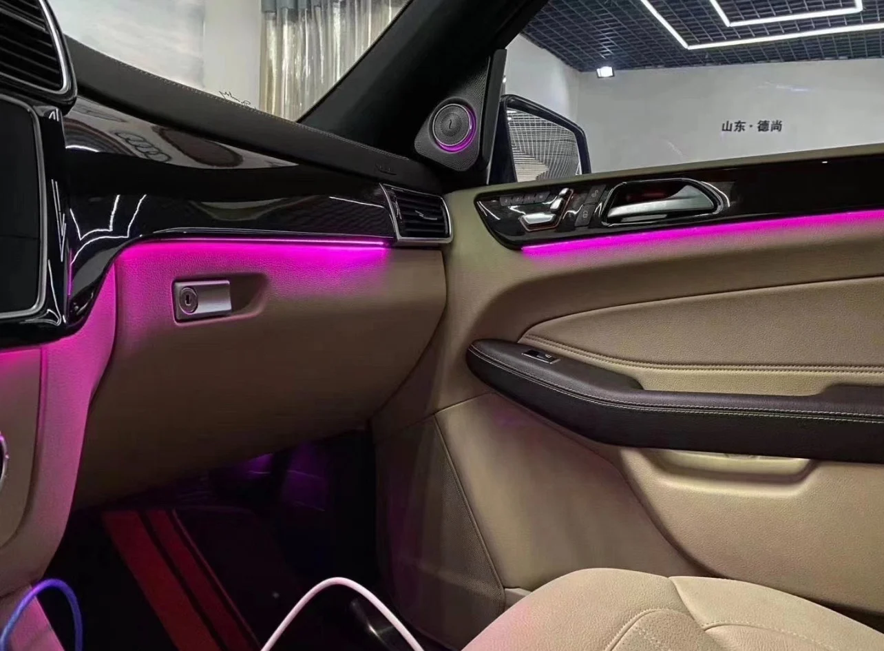 Mercedes-Benz GLE/GLS W166 Ambient Lighting Module (supports 12-color adjustment, 3D rotating tweeter)