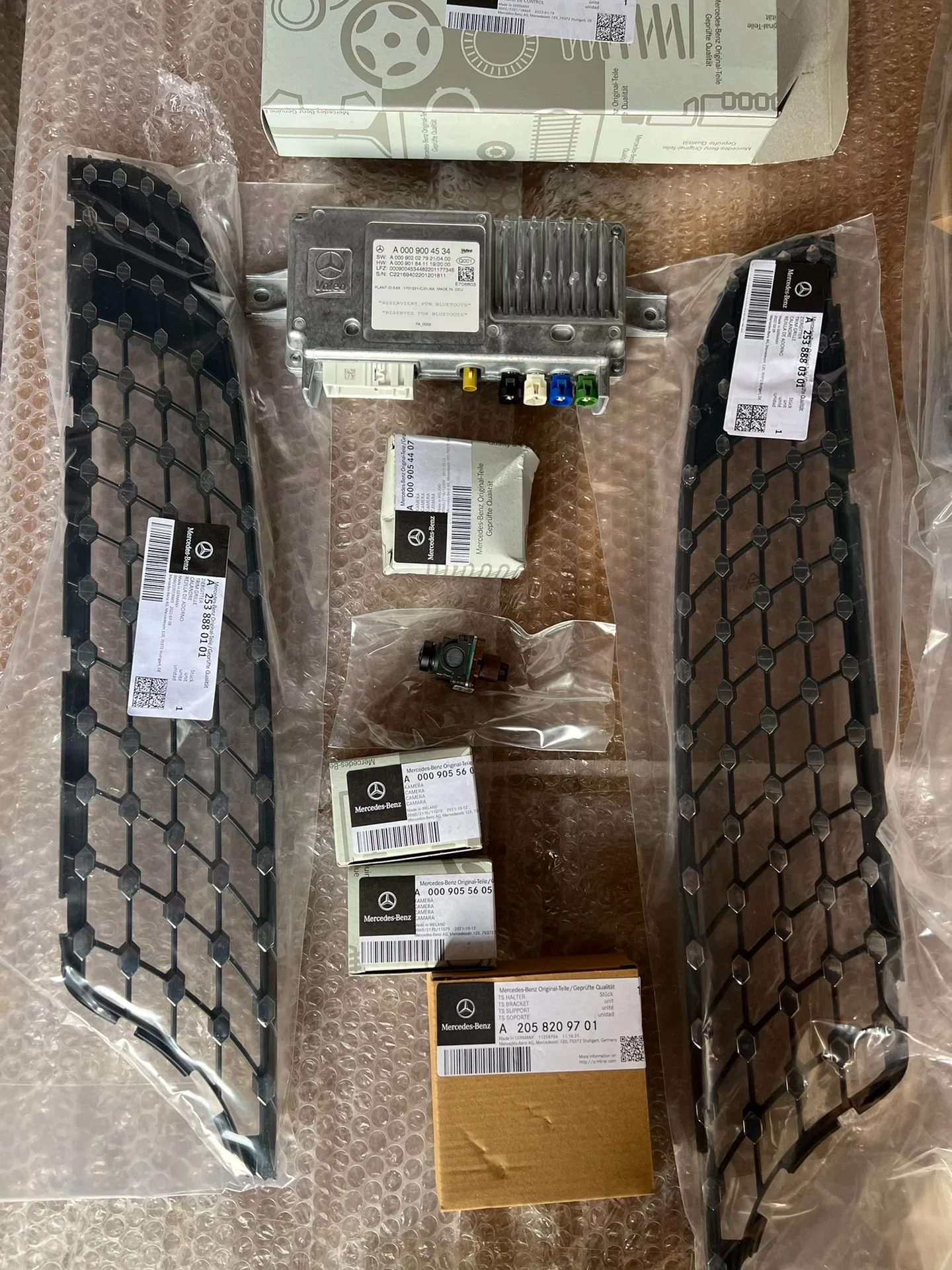 Kit de sistema de cámara de visión envolvente de 360 grados para Mercedes-Benz Clase GLC (W253) – Paquete OEM completo